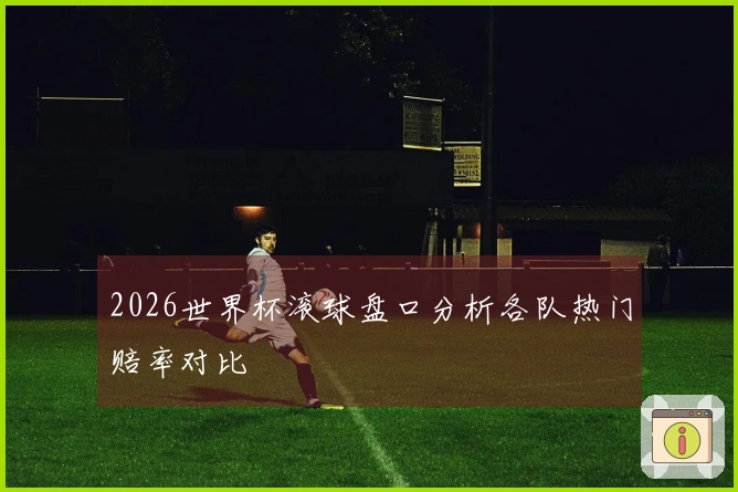 2026世界杯滚球盘口分析各队热门赔率对比