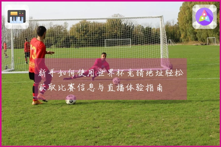 新手如何使用世界杯竞猜地址轻松获取比赛信息与直播体验指南